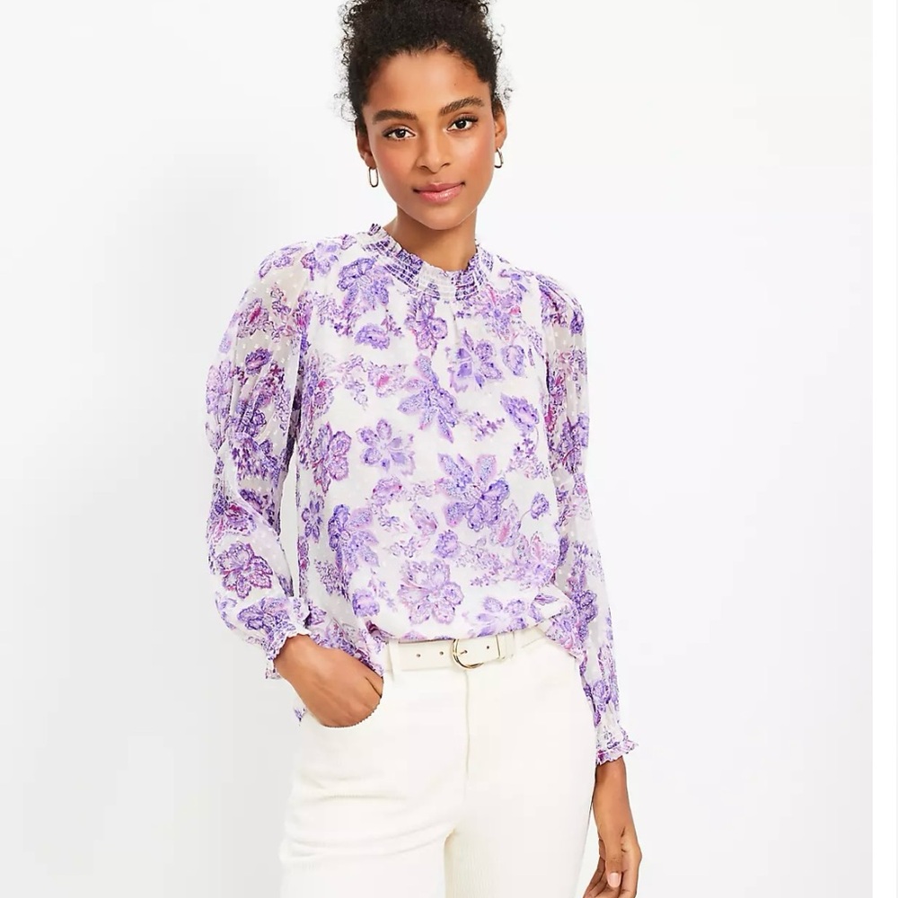Loft Floral Blouse
